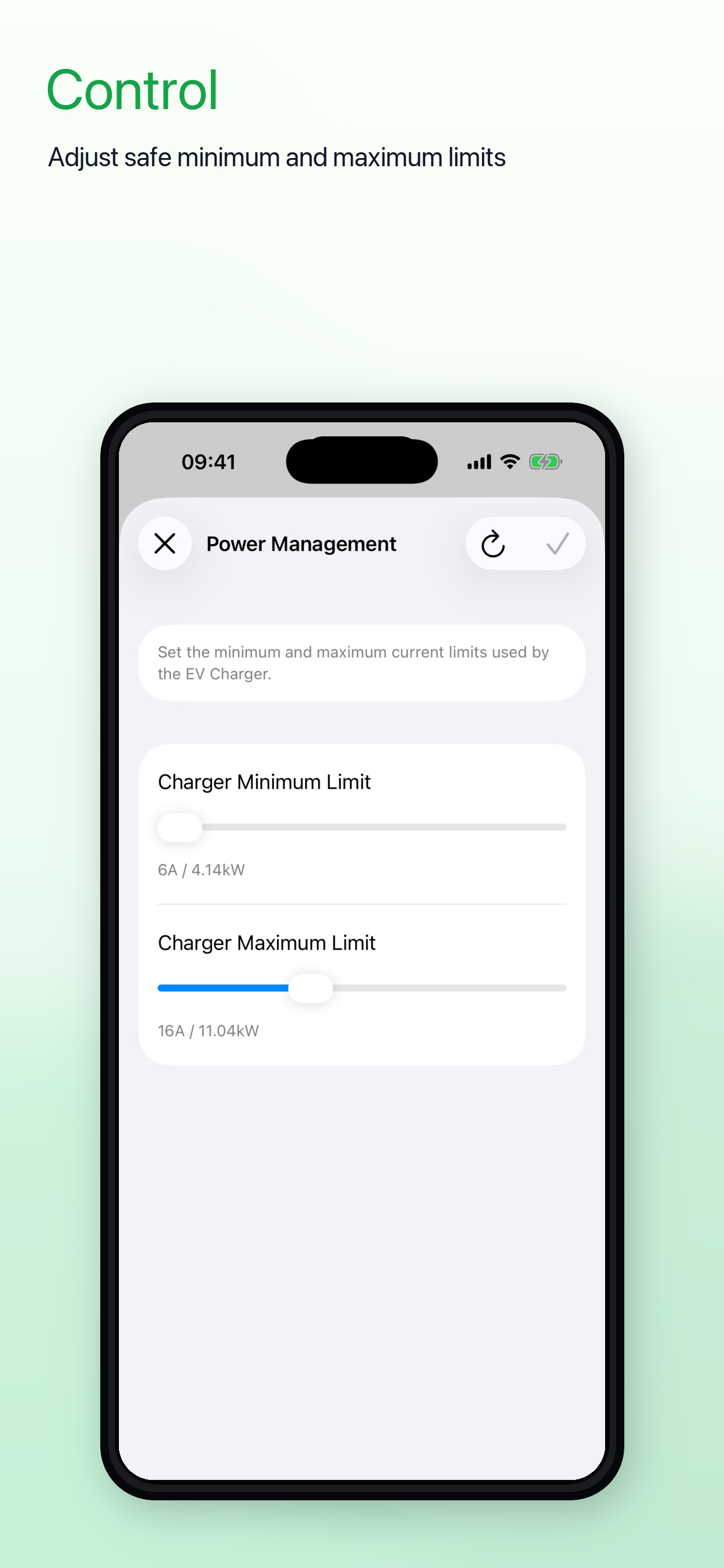 Power management screenshot
